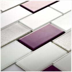 Елитарна стъклокерамична мозайка Tenlight Linus от Betas Glass Mosai , с размер 30 x 30 см.